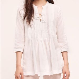 Anthropologie pleated tunic by Holding Horses